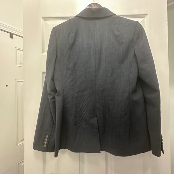 Banana Republic Navy Suit Jacket Blazer Size 12 - Picture 3 of 13